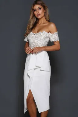 Elle Zeitoune Tango Dress White Size 6 for rent on The Volte - image 1