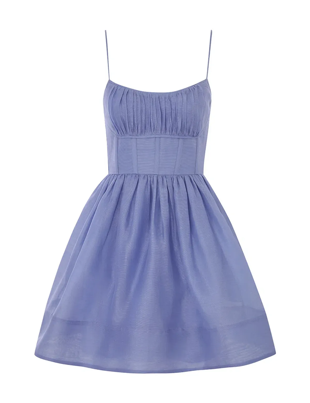 Zimmermann Natura Mini Dress in Iris Size 0P / AU 6  - Image 2