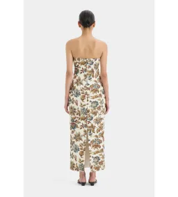 Sir the Label The Eleanora Column Midi Dress Viola Floral Print Size 1 / AU 8 for rent on The Volte - image 3