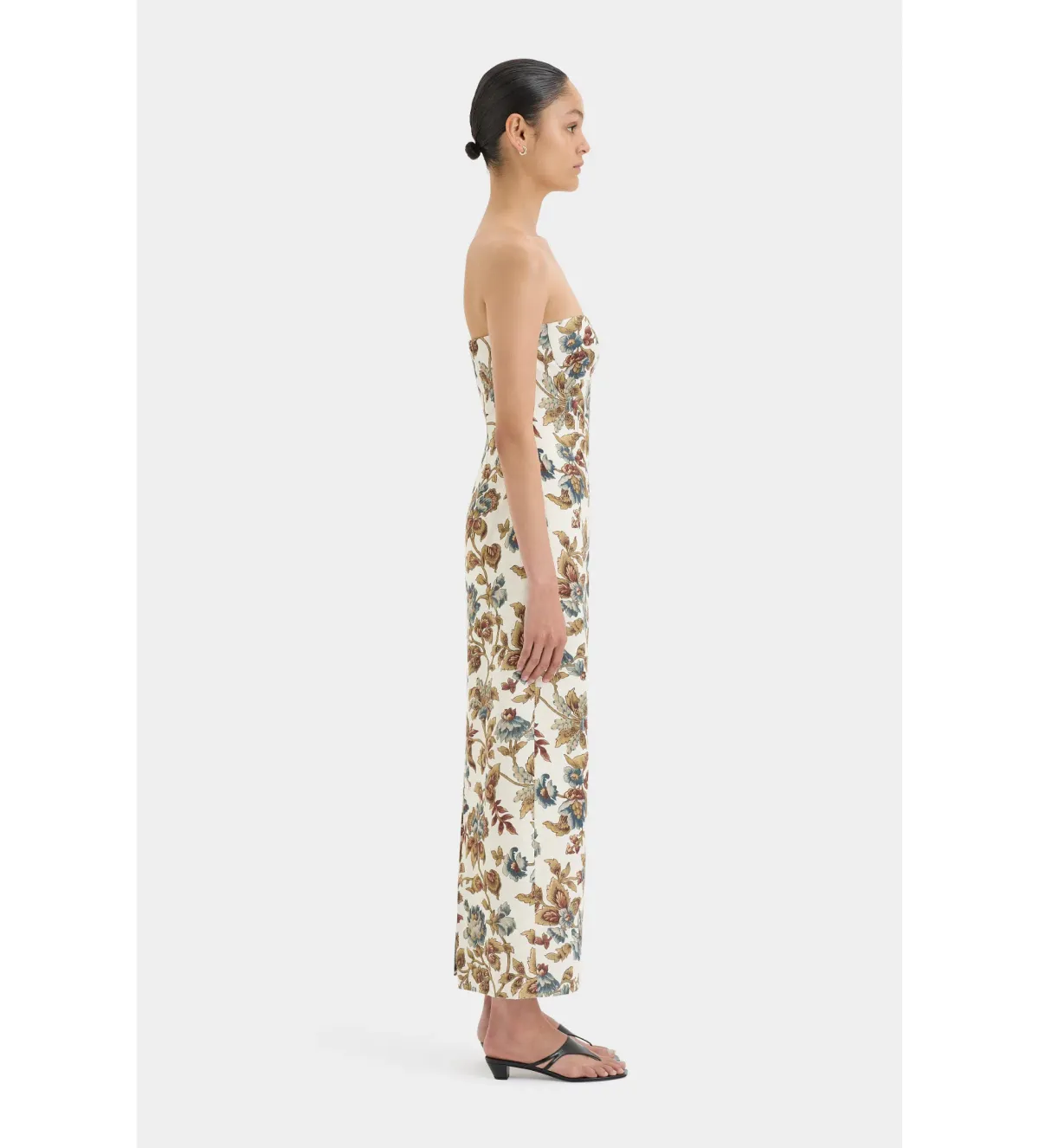 Sir the Label The Eleanora Column Midi Dress Viola Floral Print Size 1 / AU 8 - Image 2