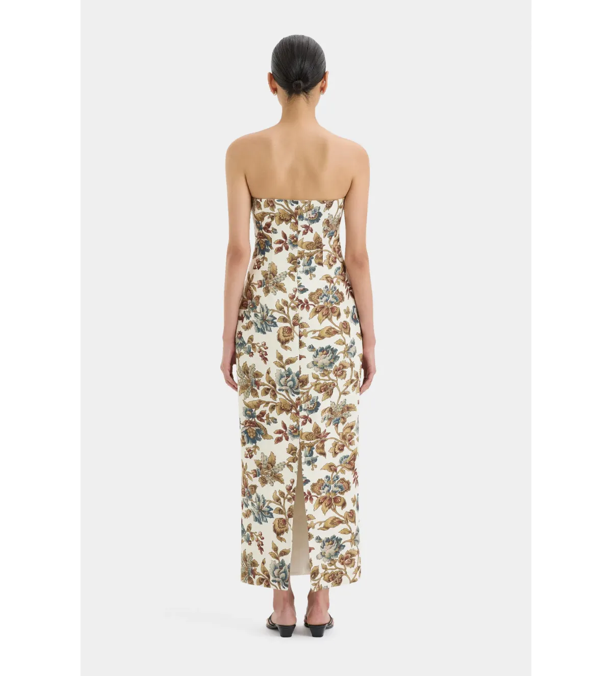Sir the Label The Eleanora Column Midi Dress Viola Floral Print Size 2 / AU 10 - Image 3