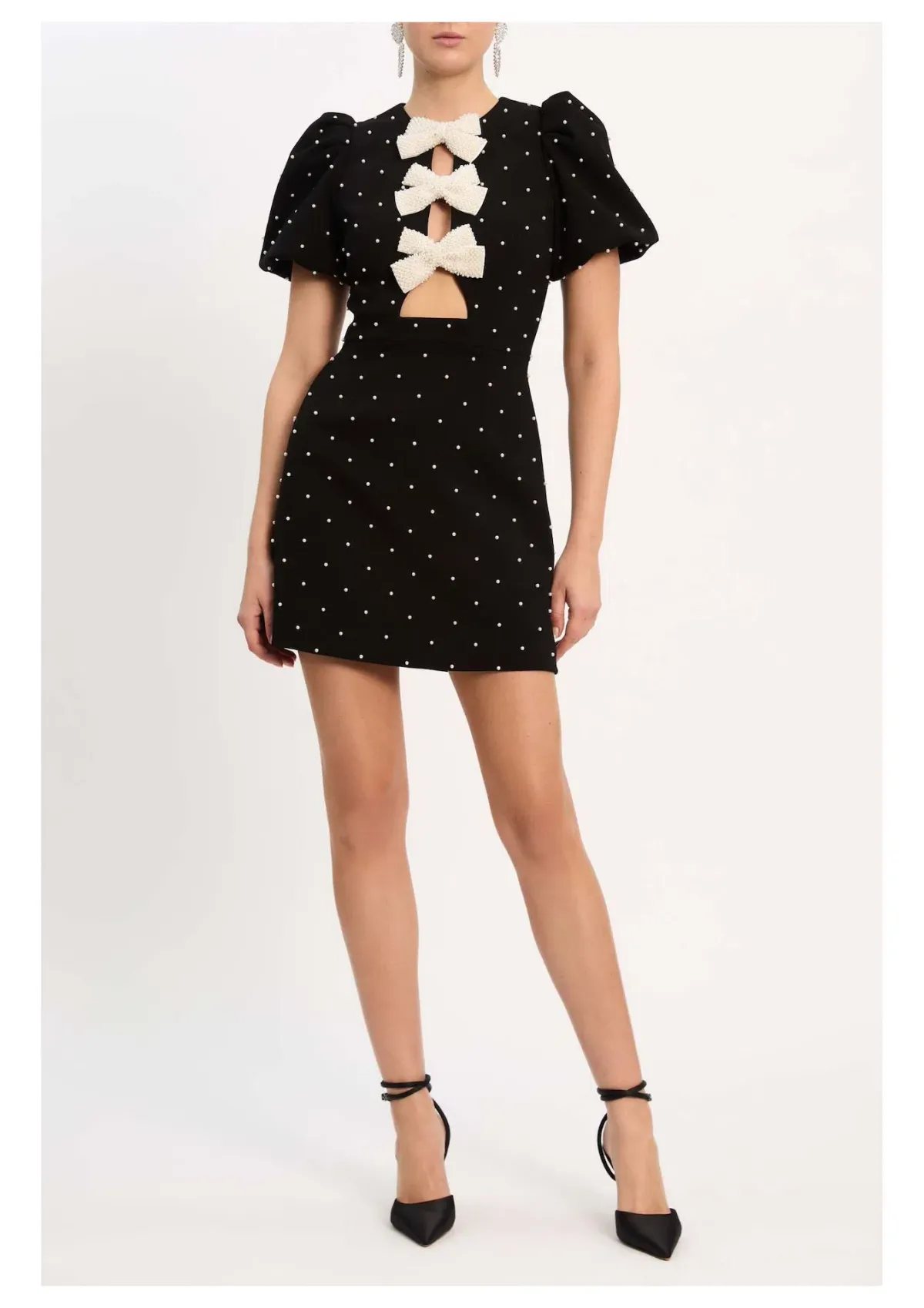 Rebecca Vallance Veronica Mini Dress Black Size 6 - Image 1