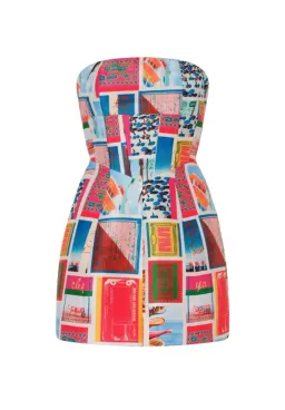 Eliya the Label Messina Mini Dress Vacanza Print Size XS / AU 6 for rent on The Volte - image 6