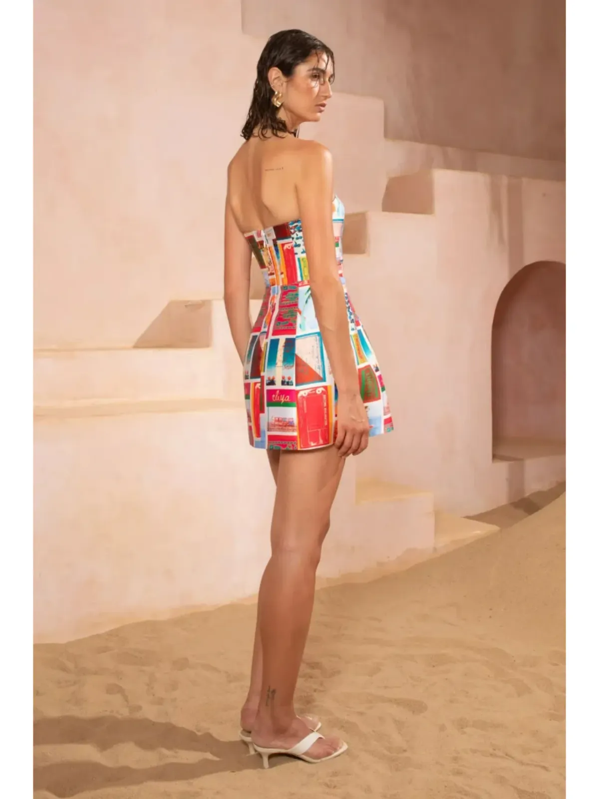 Eliya The Label Messina Dress in Print Size M / AU 10 - Image 3