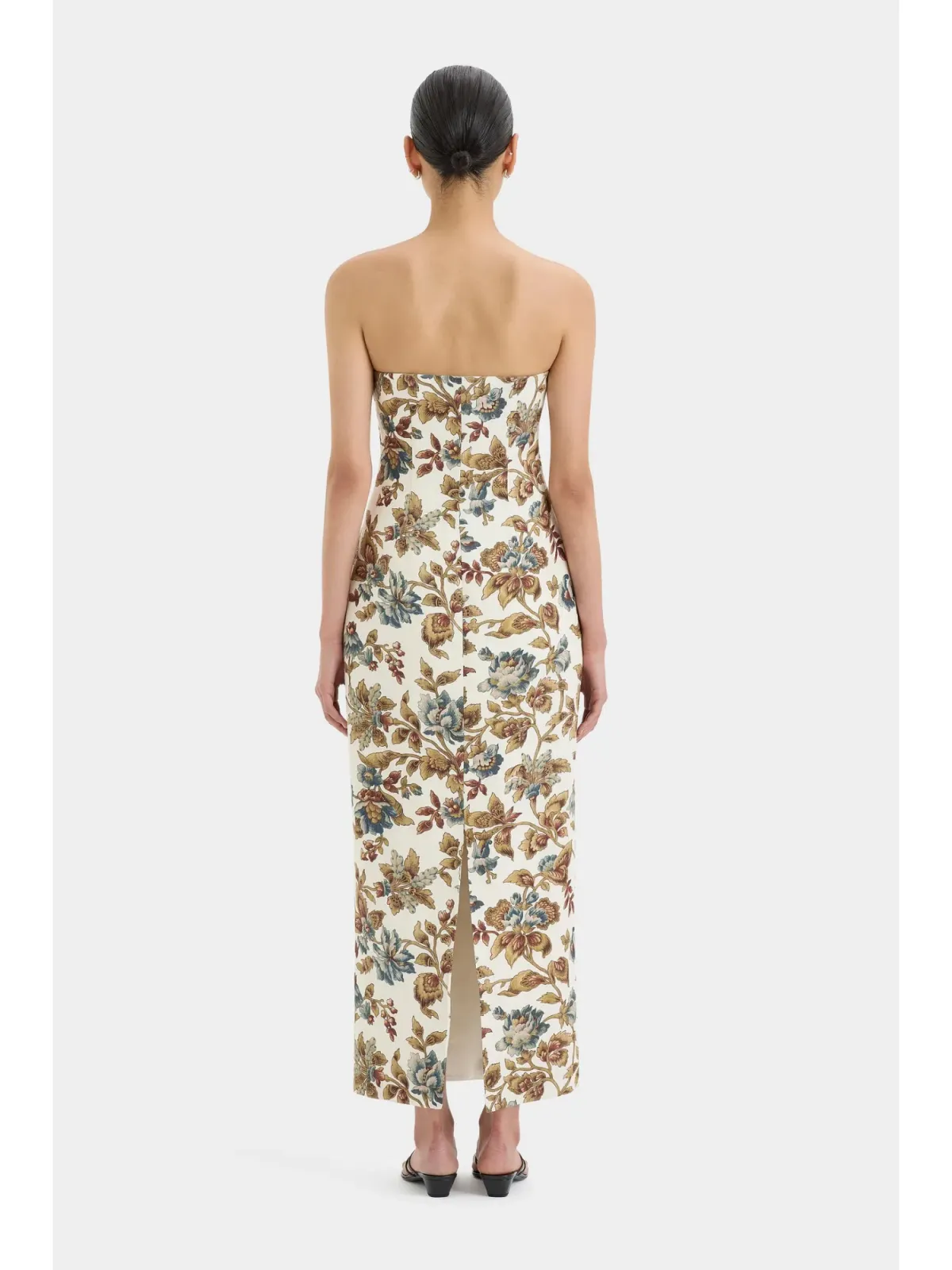 Sir The Label Eleanora Column Midi Dress in Viola Print Size 2 / AU 10 - Image 4