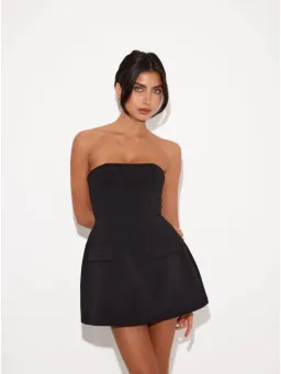Odd Muse The Ultimate Muse Strapless Dress in Black Size AU 14 for rent on The Volte - image 2