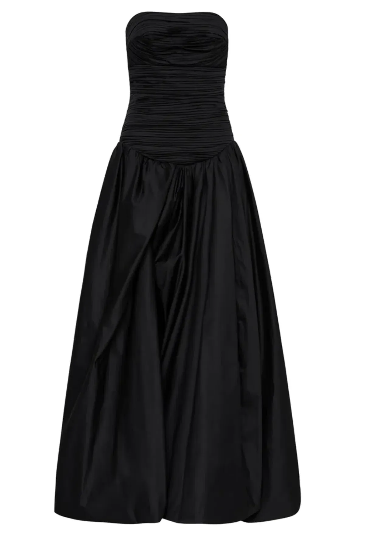 Aje Violette Bubble Hem Maxi Dress Black Size 10 - Image 3