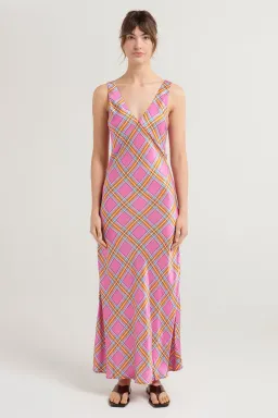 Steele Eadie Dress Pink/Print Size M /Au 12  for rent on The Volte - image 2
