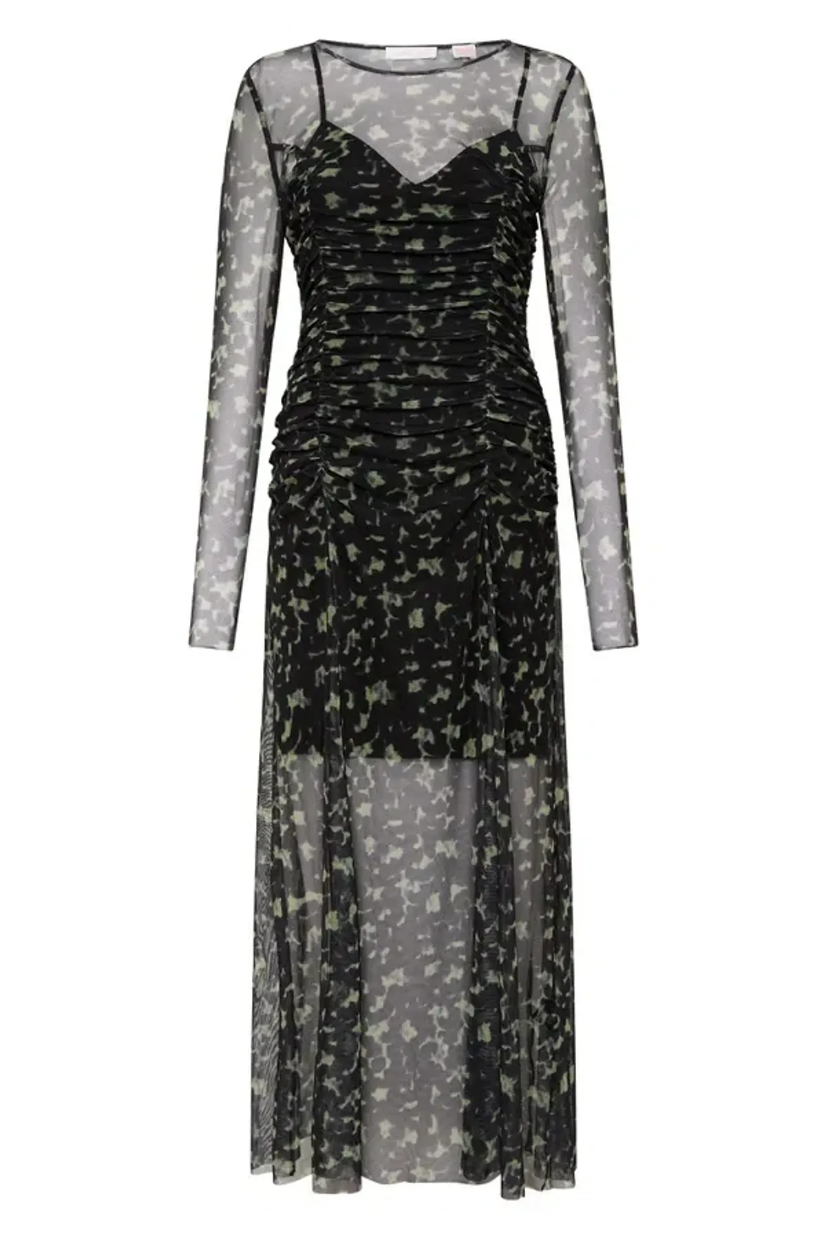 Sass & Bide Skin Deep Long Sleeve Midi Dress Black Size 10 - Image 6