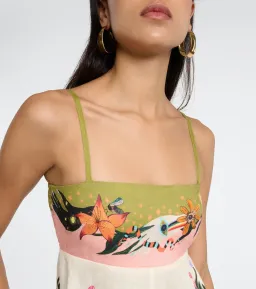 Alemais Evergreen Printed Maxi Sundress Multi Size 8 for rent on The Volte - image 2