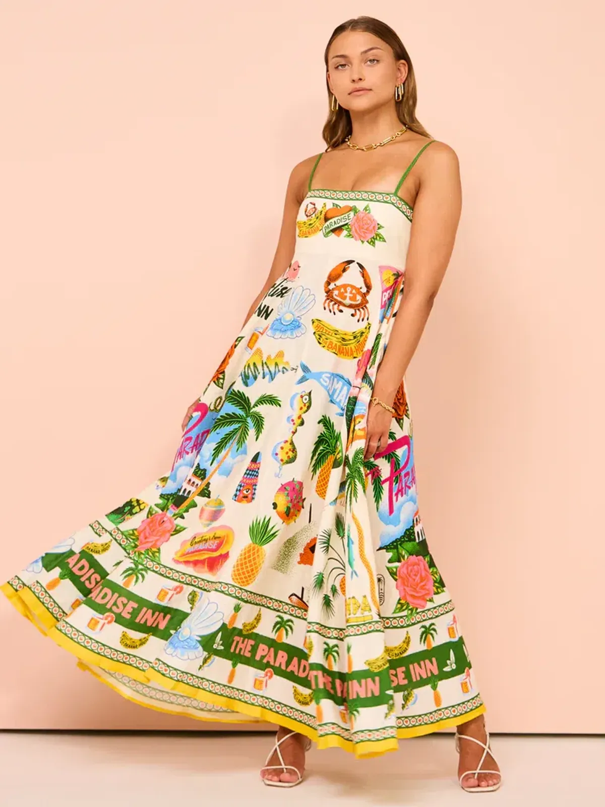 Alemais Paradiso Sundress in Multi Size AU 8 - Image 2