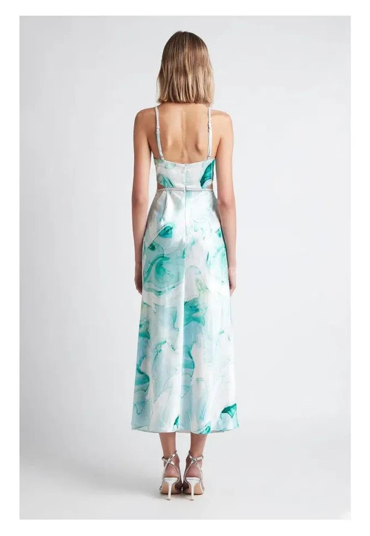 Sheike Aquatic Dress Print Size 8 - Image 2