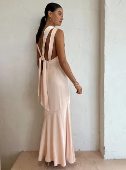 Signficant Other Lana Maxi Dress Blush Size 8 for rent on The Volte - image 7