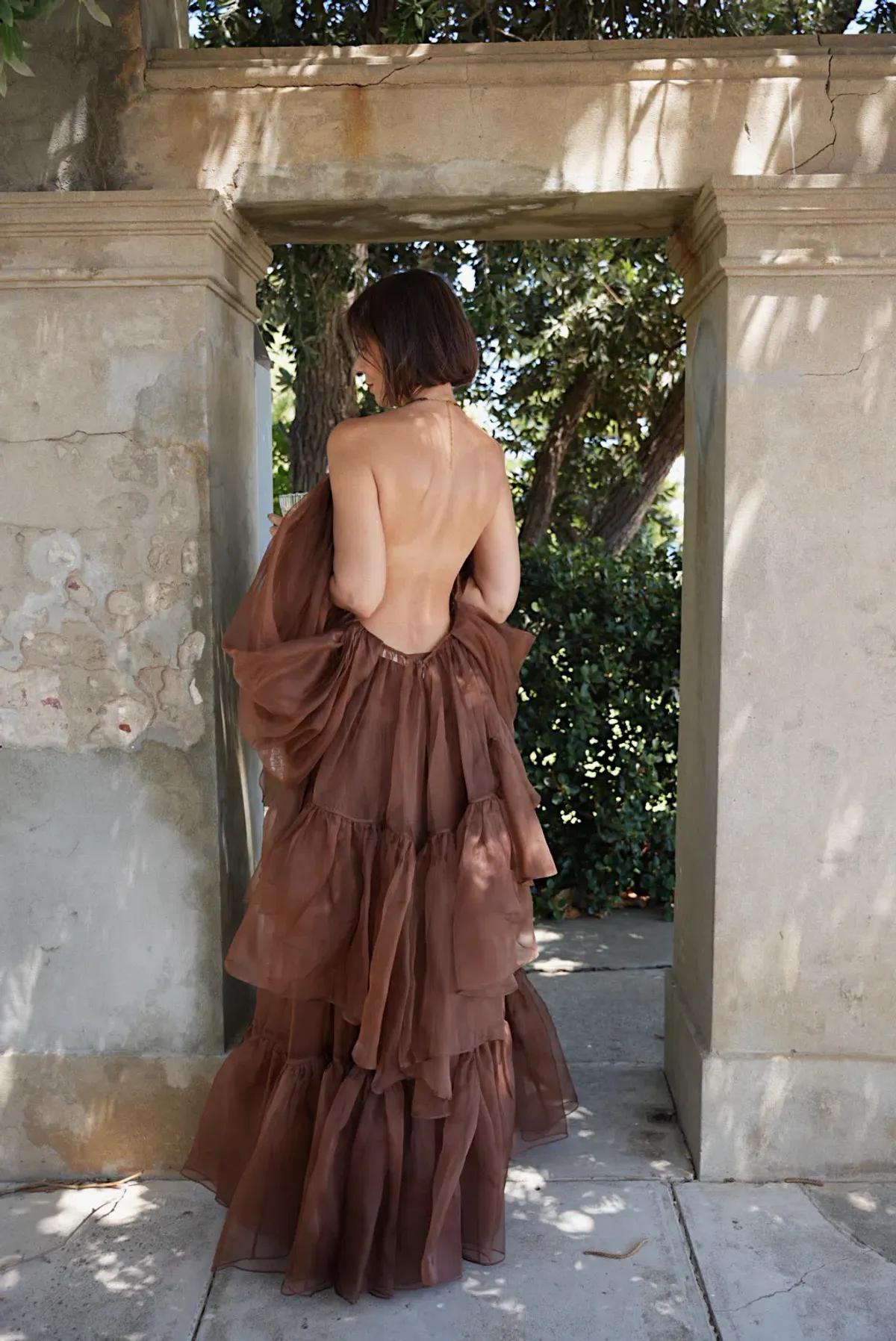 Zimmermann Natura Billow Top & Skirt Set Brown Size 0 / AU 8 - Image 6