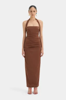 Sir the Label Nikki Gown Brown Size 8 for rent on The Volte - image 1