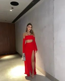 Effie Kats Hall of Fame Gown Red Size XS / AU 6 for rent on The Volte - image 5