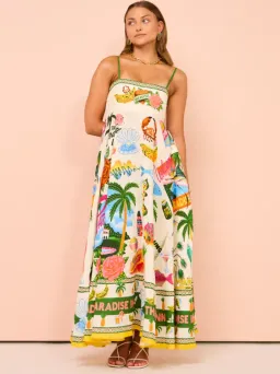 Alemais Paradiso Sundress in Multi Size AU 10 for rent on The Volte - image 5