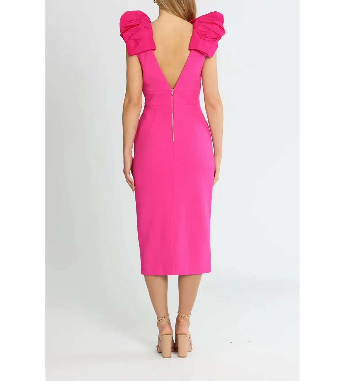 Rebecca Vallance Cupid's Bow Dress Pink Size 8 - Image 1