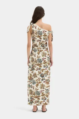 Sir the Label Eleanora Tie Shoulder Dress Viola Print Size 0/Au 6 for rent on The Volte - image 3