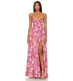 Lovers and friends Mallory Gown Floral Size 8 for rent on The Volte - image 1