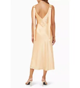 Acler Wycombe Midi Dress Buttermilk Size 12 for rent on The Volte - image 3