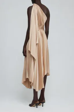 Acler Kalora Dress In Golden Size 10 for rent on The Volte - image 3