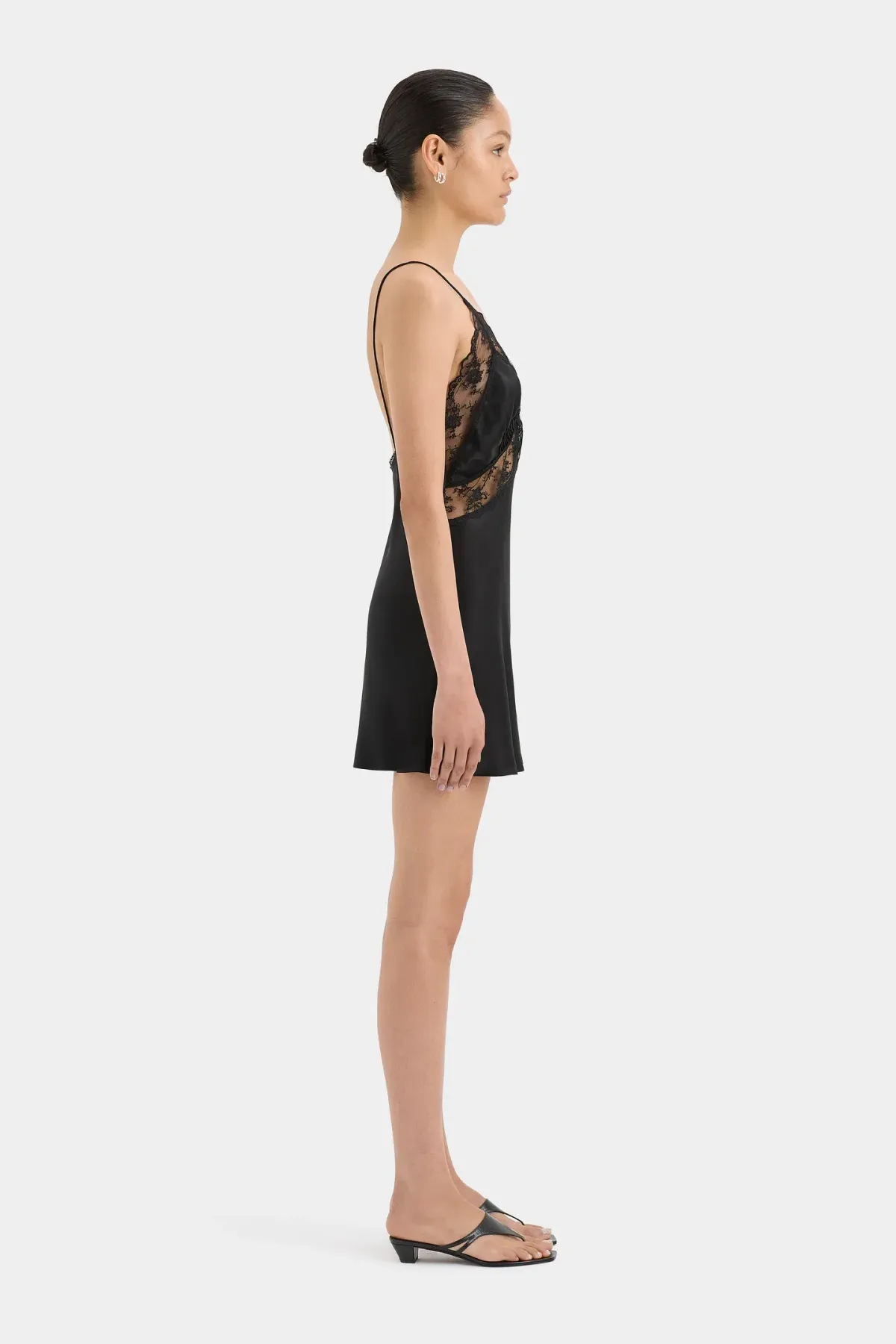 Sir The Label Aries Slip Mini Dress Black Size 2/Au 10 - Image 2