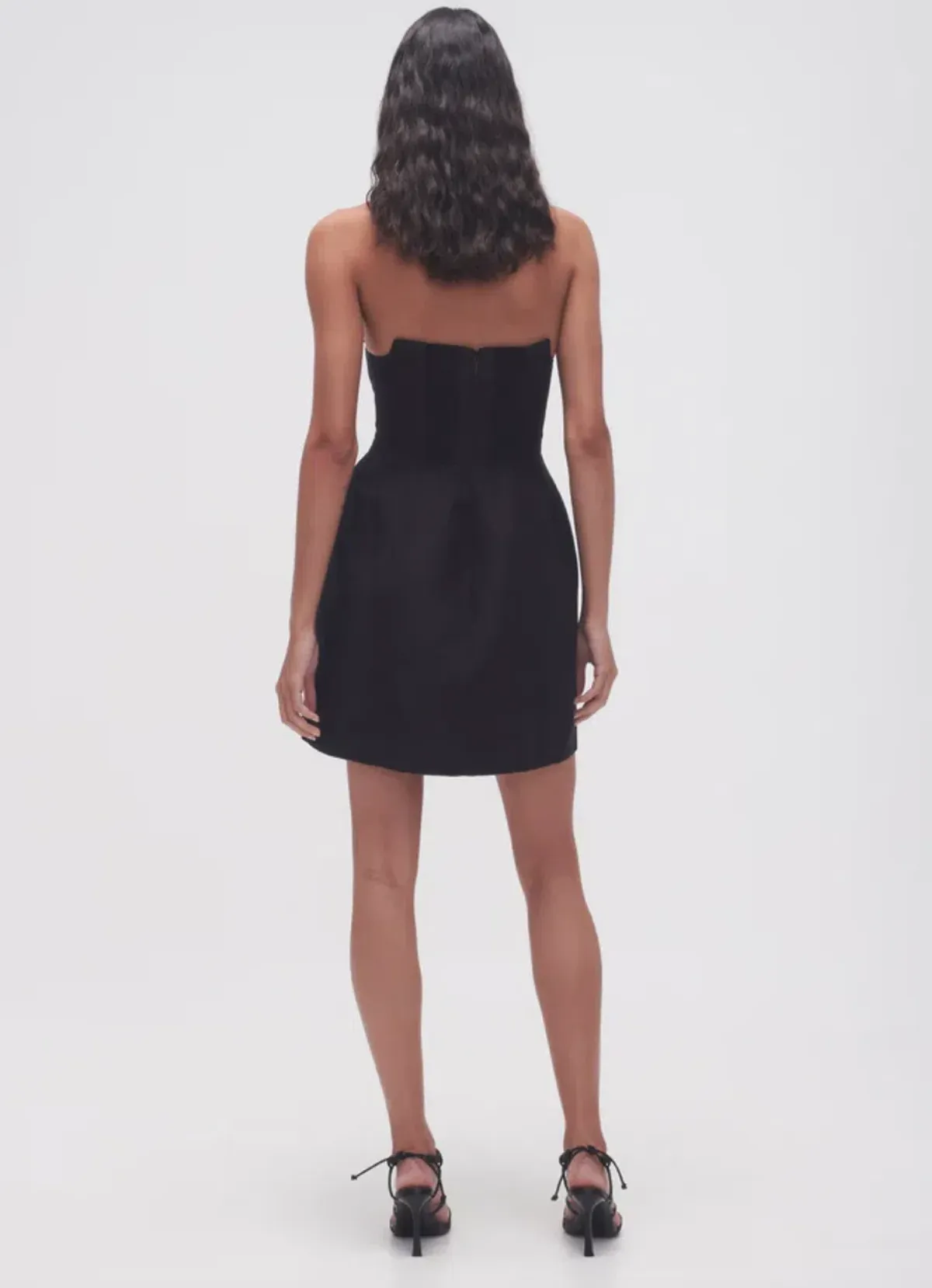 Aje Baret Strapless Mini Dress Black Size 8  - Image 3