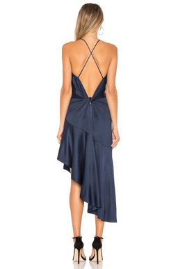 MISHA Madelyn Dress Blue Size 6/XS for rent on The Volte - image 2