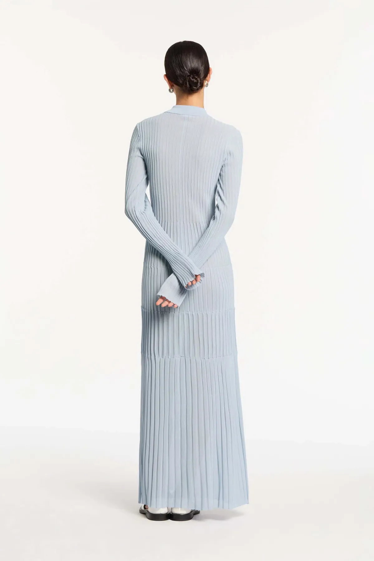Sir the Label Eva Buttoned Maxi Dress Ice Blue Size 1 / AU 8 - Image 2