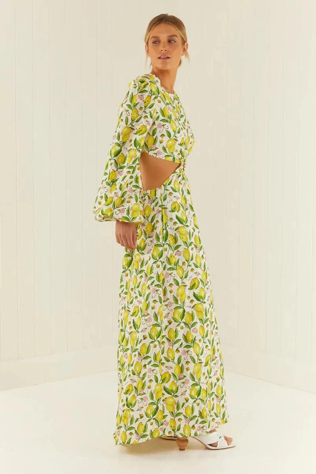 Palm Noosa Domino Dress Lemons Size 10 - Image 3