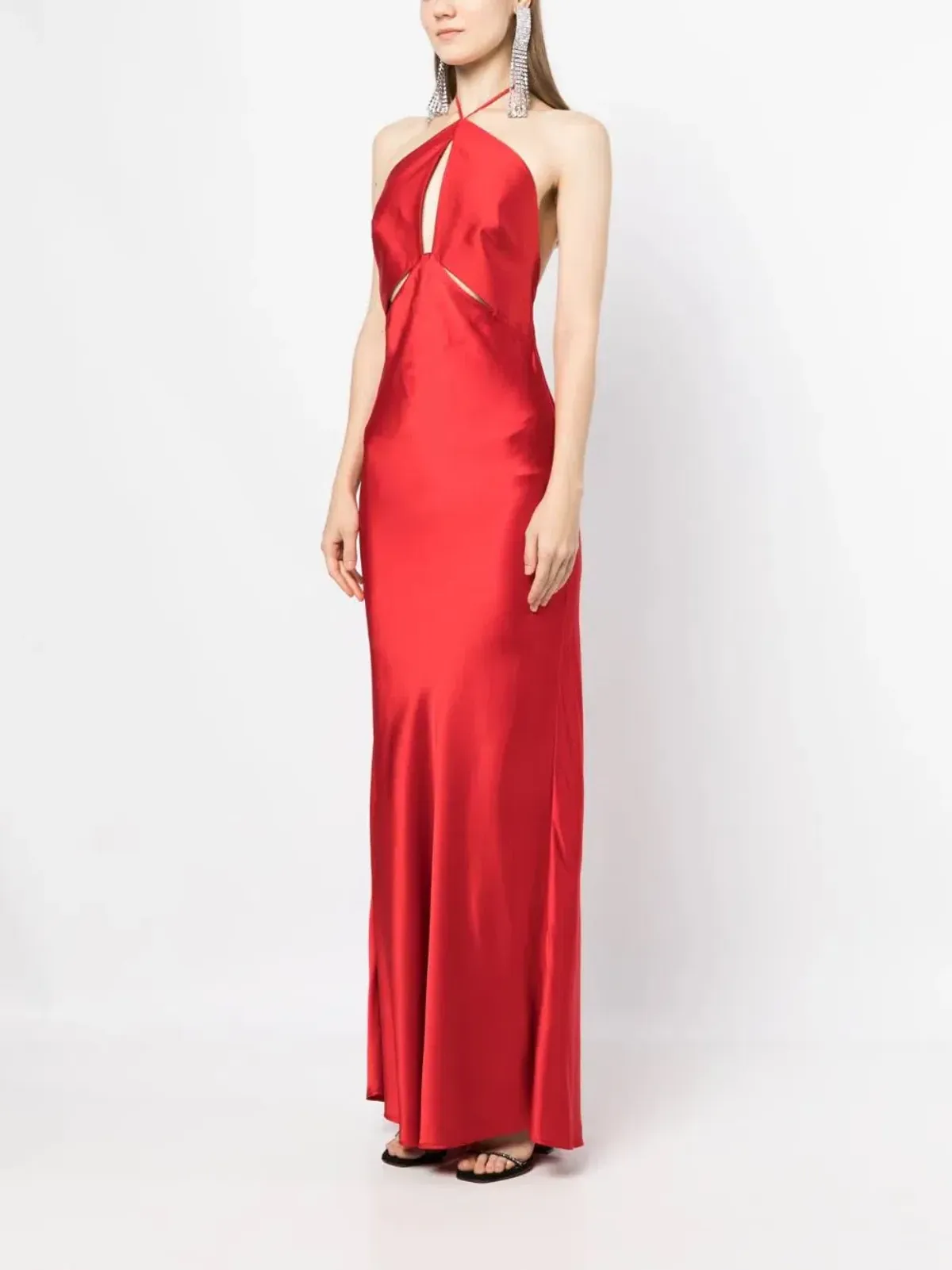 Rachel Gilbert Rozalia Cutout Dress Red Size 8 - Image 1