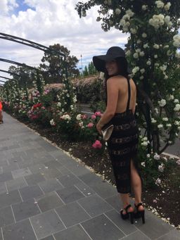 MISHA Portia Black Dress Size 8 for rent on The Volte - image 4