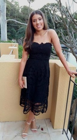 Thurley Vivaldi Lace Dress Black 8 for rent on The Volte - image 1