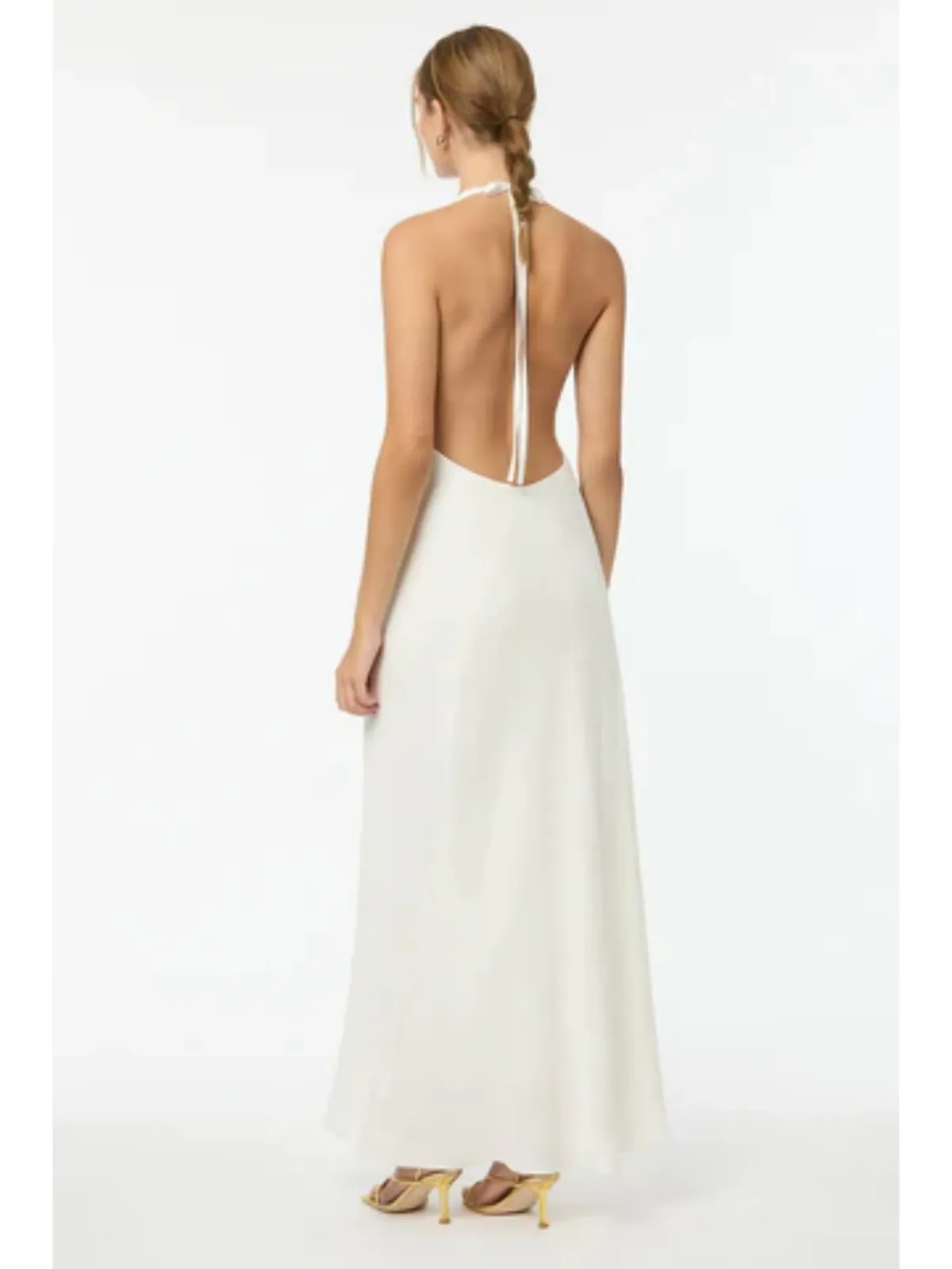 Manning Cartell Footprints Slip Dress In White Size AU 6 - Image 3