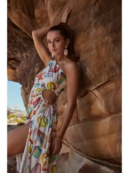 Sonya Moda Nour De La Mer Dress in Print Size AU 14 for rent on The Volte - image 4