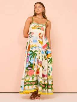 Alemais Paradiso Sundress in Multi Size AU 16 for rent on The Volte - image 4