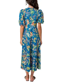 Alemais June Midi Dress in Indigo Size AU 10 for rent on The Volte - image 3