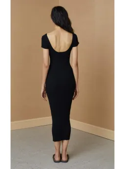 Bec & Bridge Elle Cut Out Midi Black Size AU 8 for rent on The Volte - image 2