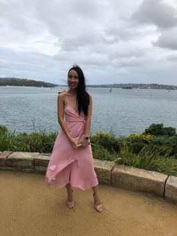 Bec & Bridge Love Sensation Wrap Dress Pink Size 6 for rent on The Volte - image 5