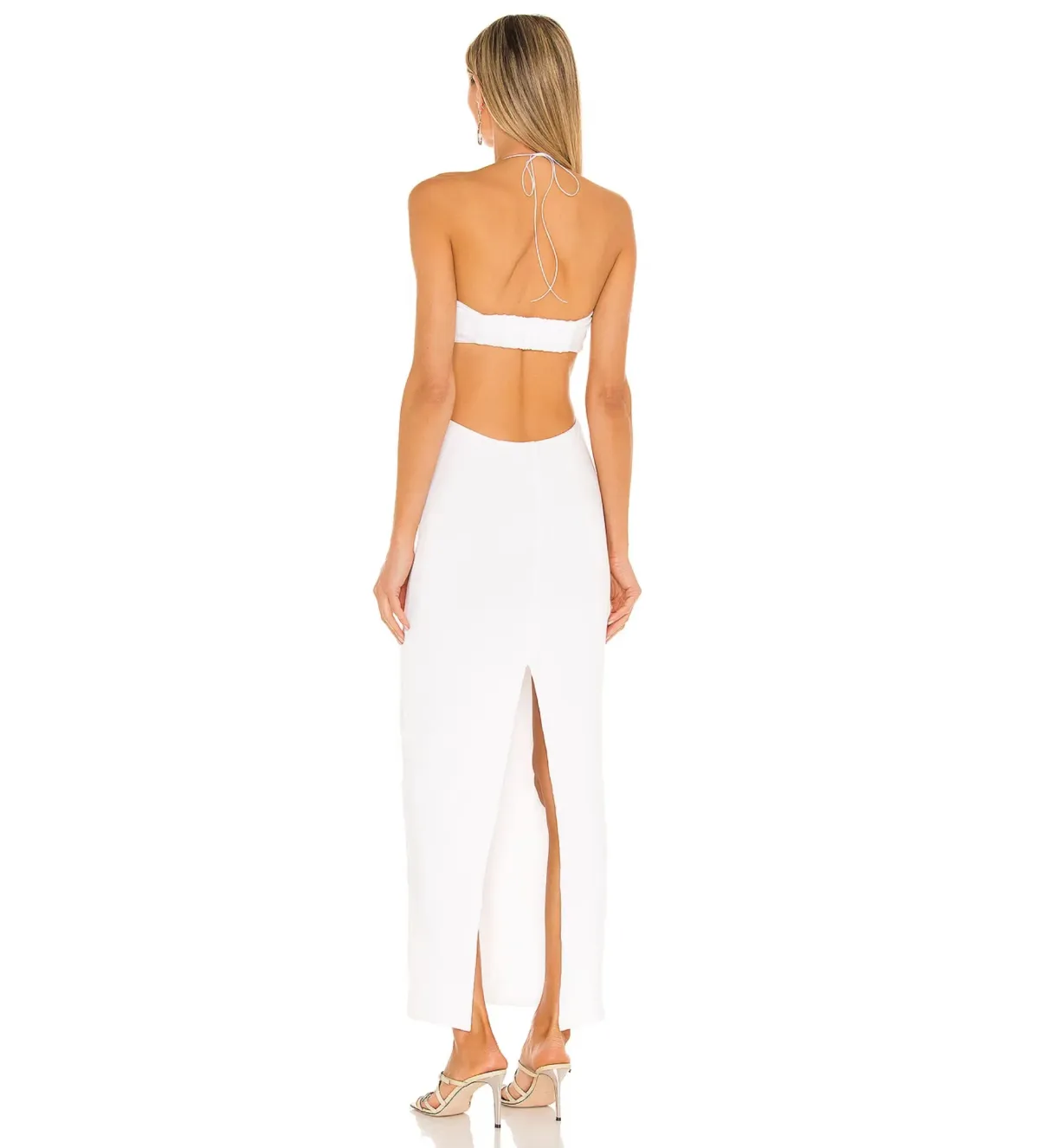 Natalie Rolt Willow Midi White Size 6 - Image 3