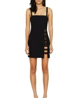 Bec & Bridge Natures Element Mini Dress Black Size 10 for rent on The Volte - image 1