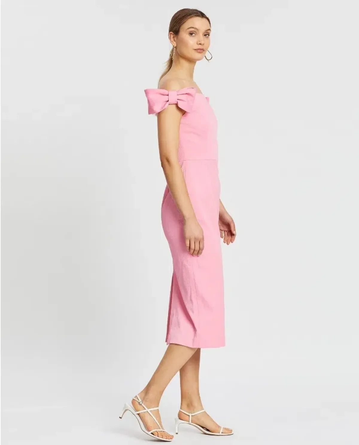 Rebecca Vallance Winslow Midi Dress Pink Size 14 - Image 2