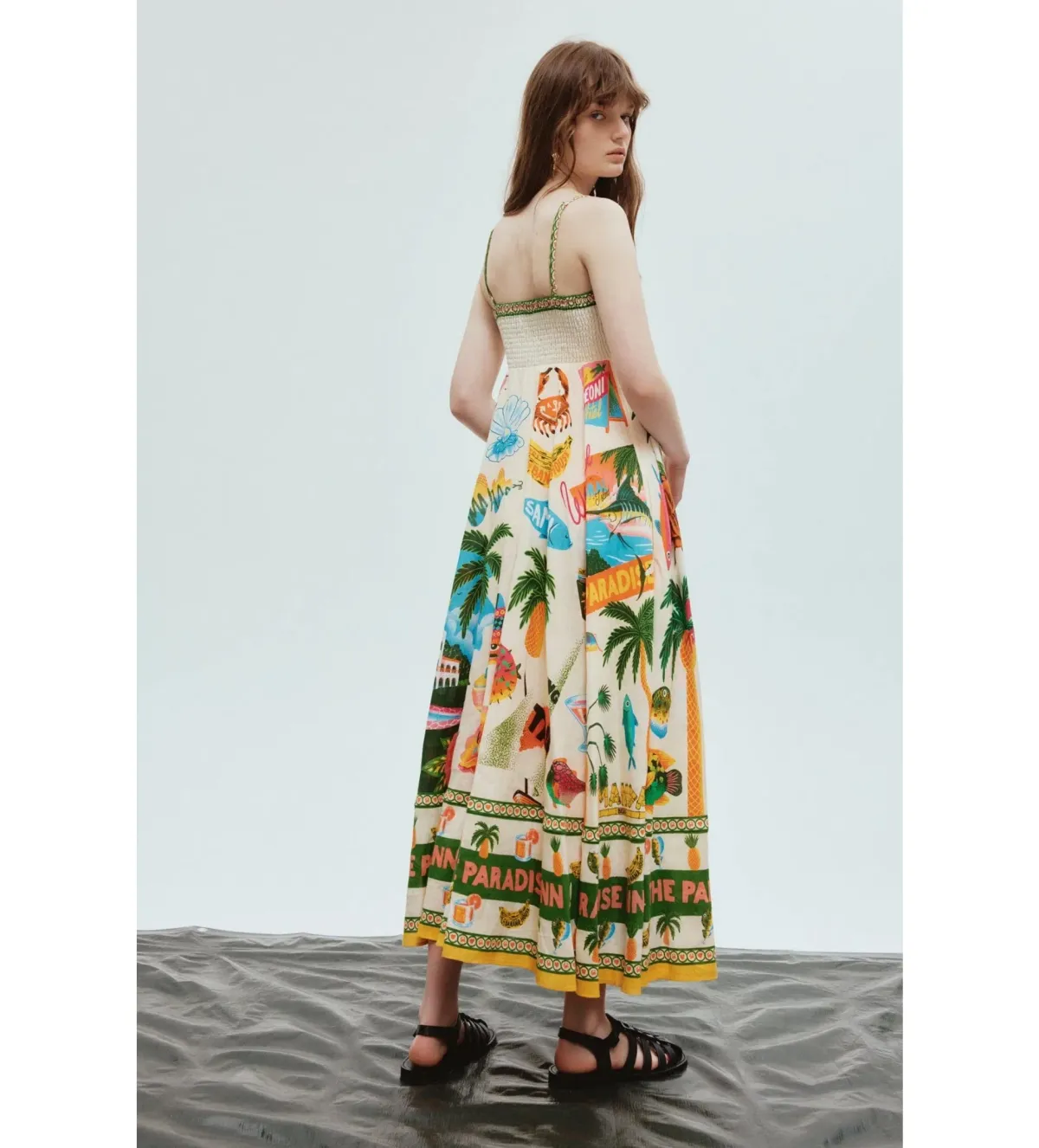 Alemais Paradiso Sun Dress Multi Size 6 - Image 2