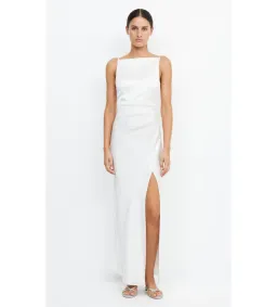 Bec & Bride The Dreamer Maxi Dress Ivory Size 8 for rent on The Volte - image 1