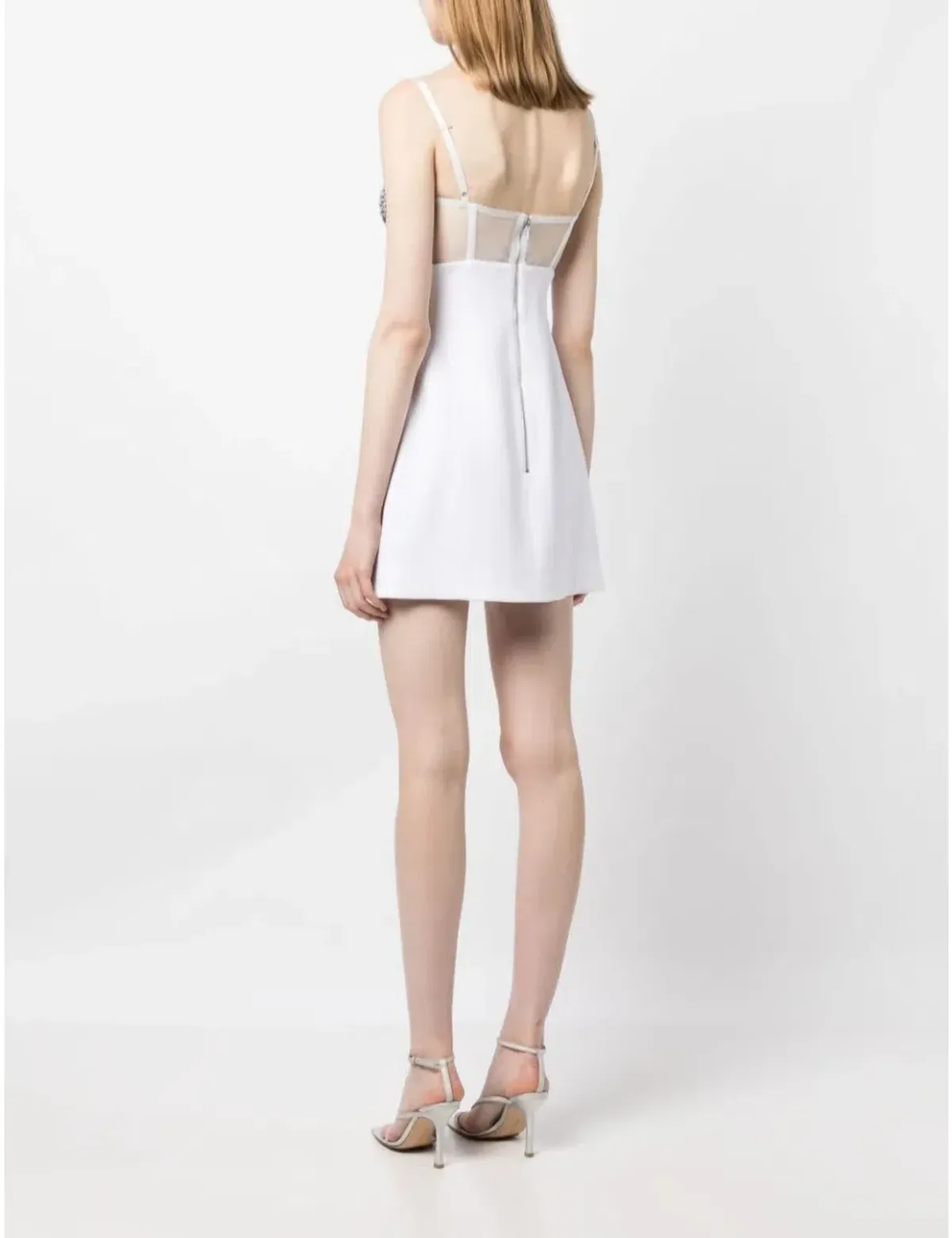 Rachel Gilbert Hartley Mini Dress in Ivory Size 3/AU12 - Image 2