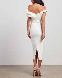 Rachel Gilbert Matteo Dress Ivory Size AU 6 for rent on The Volte - image 2