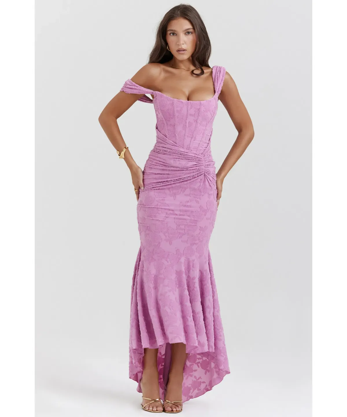 House Of CB Cesca Corset Rose Pink Dress XS / AU 6 - Image 1