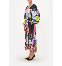 Camilla Gathered Flared Dress Away with the Fairies Print Size Medium / AU 12 for rent on The Volte - image 2