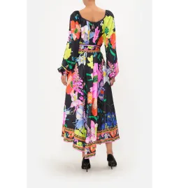 Camilla Gathered Flared Dress Away with the Fairies Print Size Medium / AU 12 for rent on The Volte - image 3